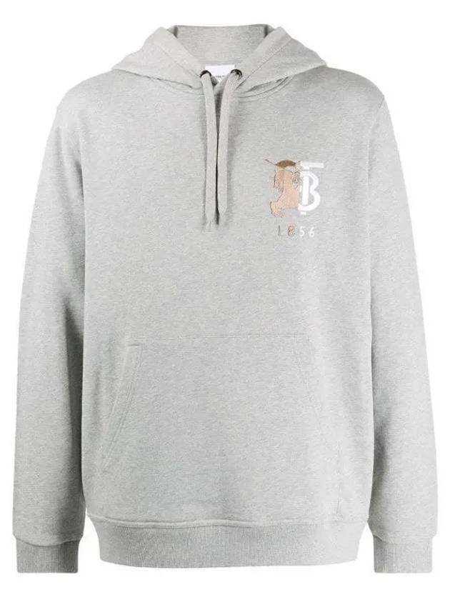 Burberry TB Monogram Logo Hoodie Grey