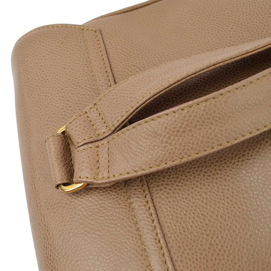 Top Quality Chanel * Brown Caviar Triple CC Backpack