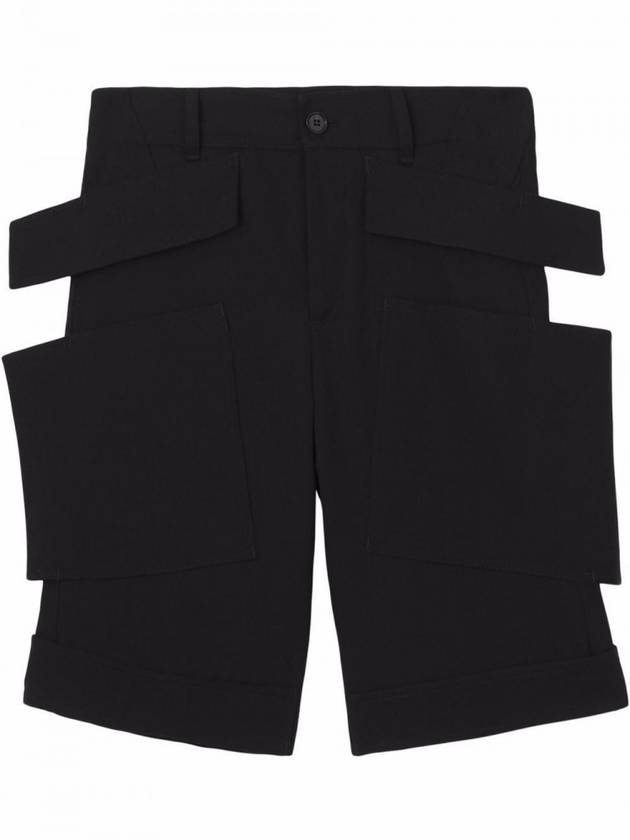Burberry Pocket Detail Bermuda Shorts Black