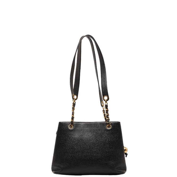 Top Quality Chanel Coco Chain Shoulder Bag A08036 Black Caviar S  Chanel