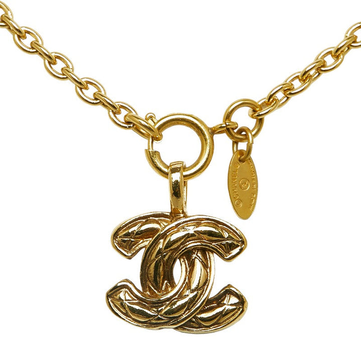 Top Quality Chanel vintage mattress cocomark chain necklace g makeup ladies Chanel