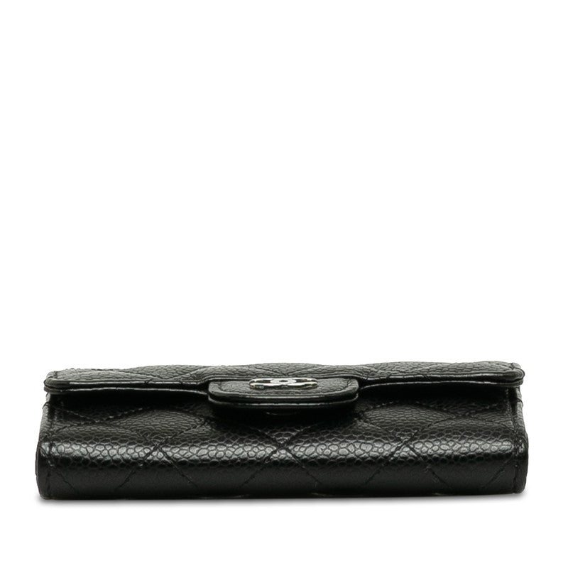 Top Quality Chanel Matrases Cocomark Classic Card Cards In Black Caviar Skin  Chanel