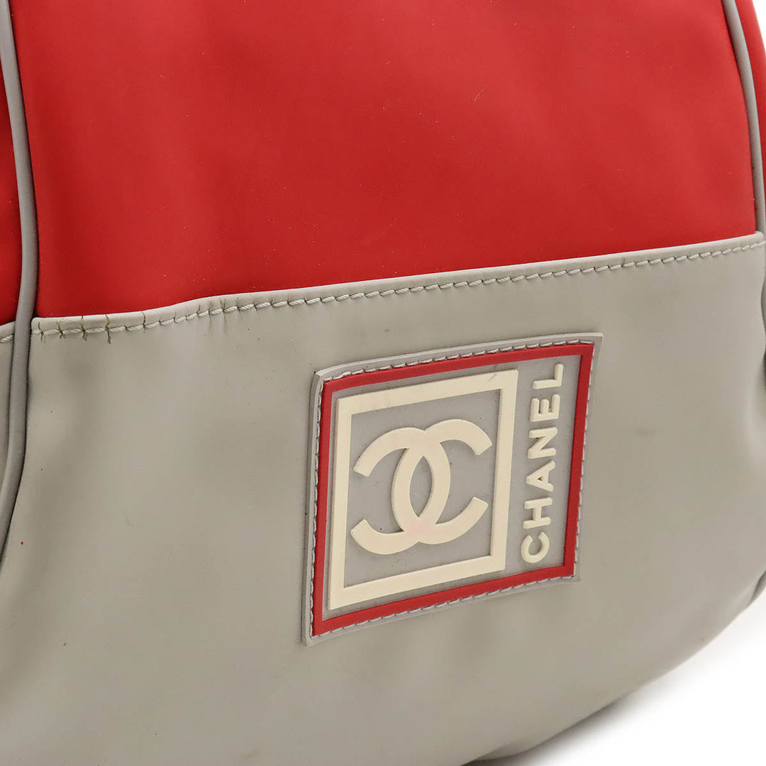 Top Quality Chanel Top Quality Chanel SPORTS LINE COCOMARK BACKPACK RUCKSACH LAVER Mesh RED RED GREY