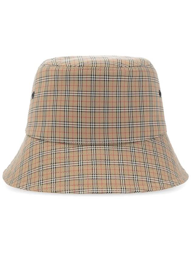 Burberry Mini Check Bucket Hat Archive Beige