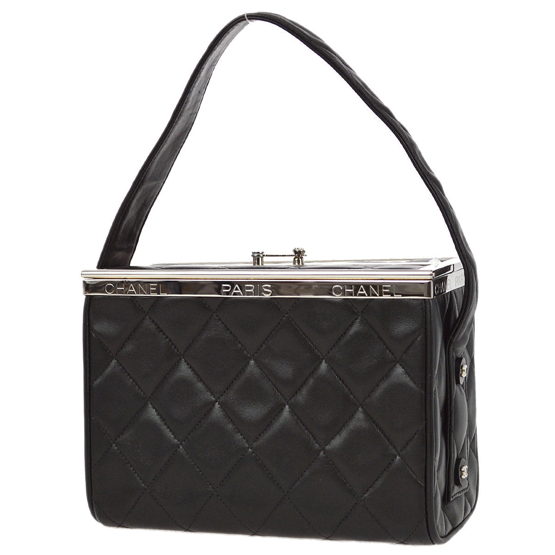 Top Quality Chanel 1996-1997 Black Lambskin Handbag