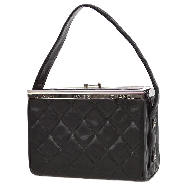 Top Quality Chanel 1996-1997 Black Lambskin Handbag