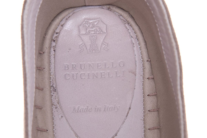 Brunello Cucinelli Taupe Suede Espadrille SZ 40.5