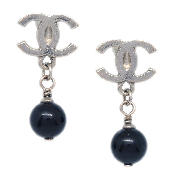 Top Quality Chanel Piercing Dangle Earrings Silver 10A