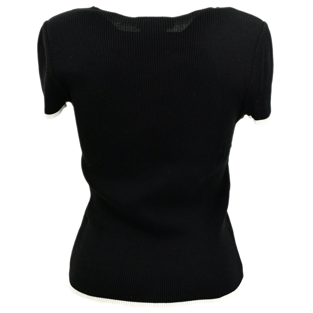Top Quality Chanel Spring 1995 T-shirt Black 95P #42