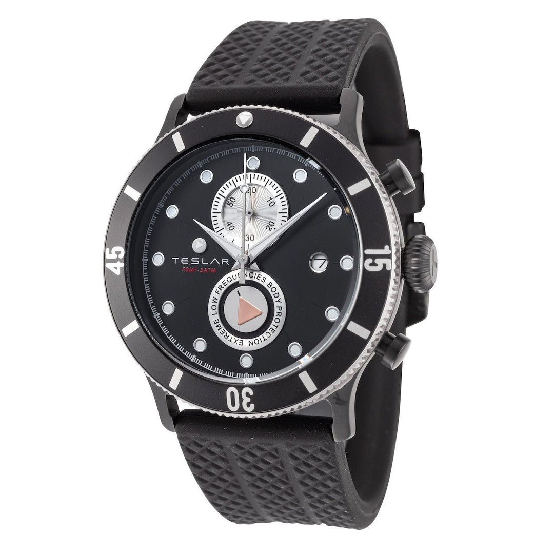 Teslar Men's Re-Balance T-10 44mm Quartz Chronograph Watch