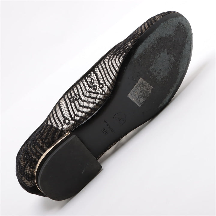 Top Quality Chanel Coco Race Flap Pumps 37  Black Pearl