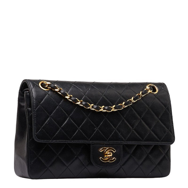 Top Quality Chanel MATRASSES 25 COCOMARK CHAIN SHOLDER BAG BLACK Lambskinkin LADY CHANEL