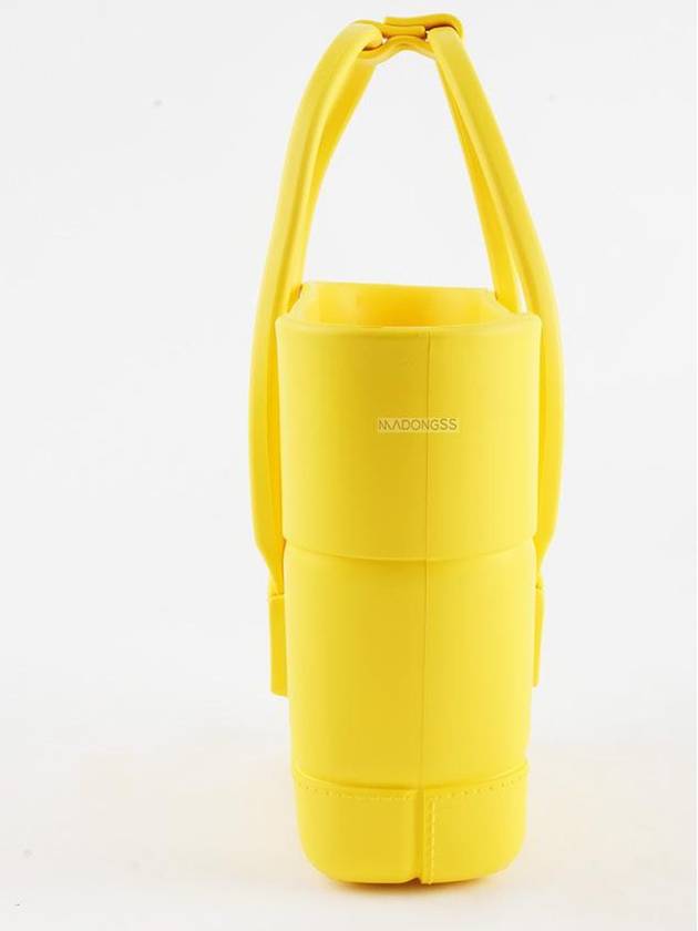 Bottega veneta Arco Mini Rubber Tote Bag Lemon