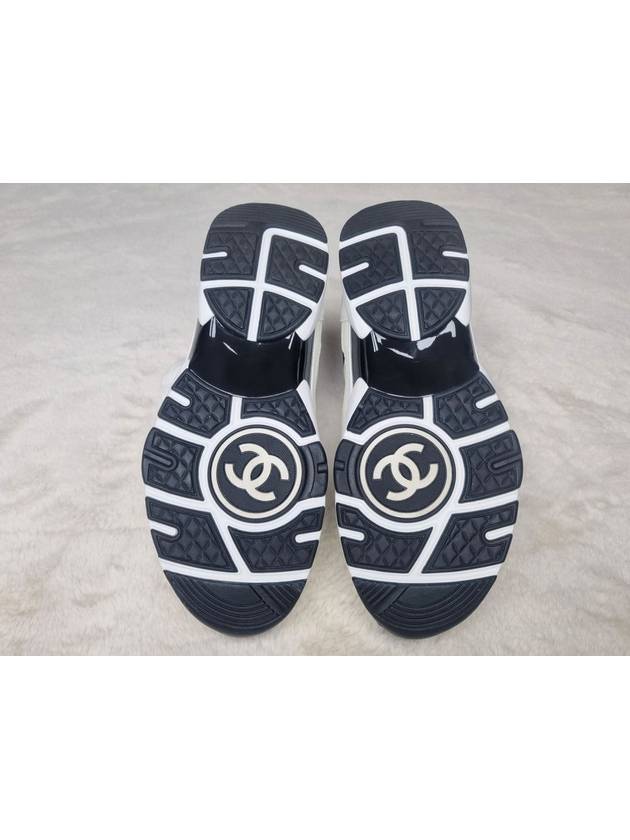 CC Logo Cotton Tweed Suede Calfskin Low Top Sneakers Pink Ecru Chanel