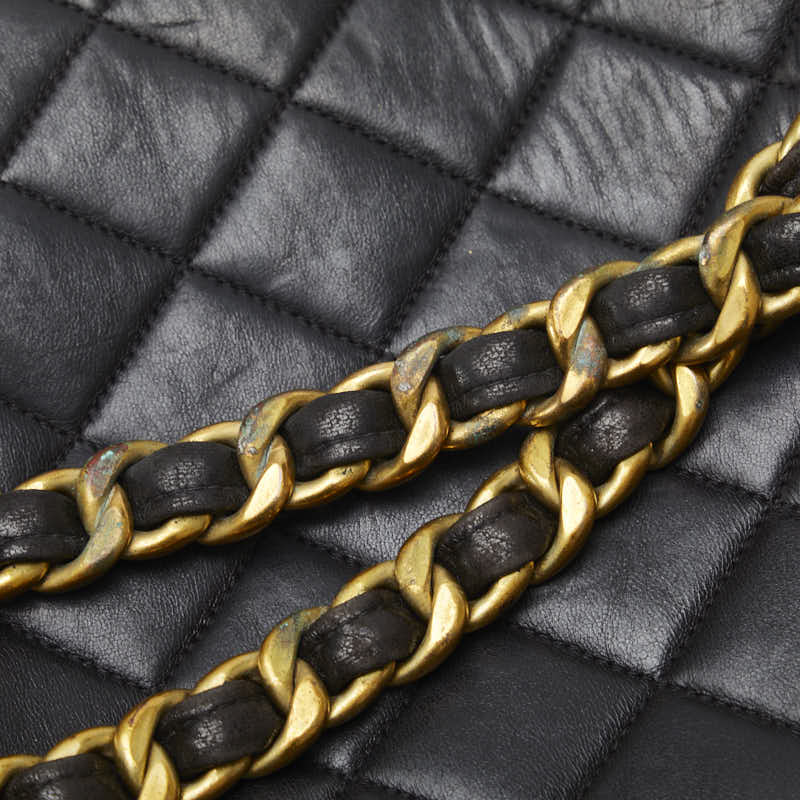 Top Quality Chanel Vintage Backpack in Lambskin Leather Black Quilted
