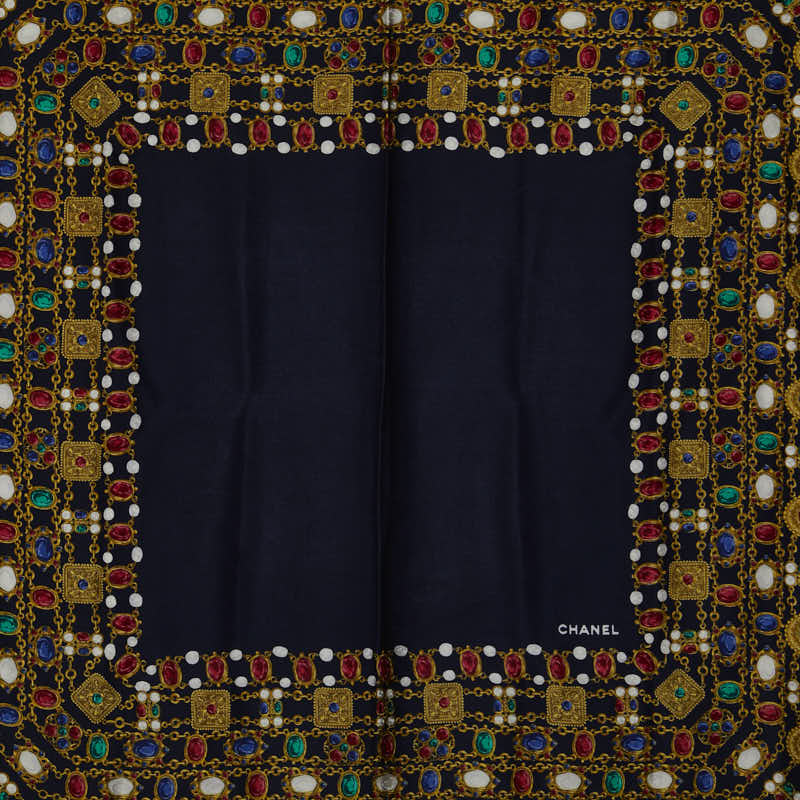 Top Quality Chanel Top Quality Chanel SCHARF Silk Naive Gold Multicolor
