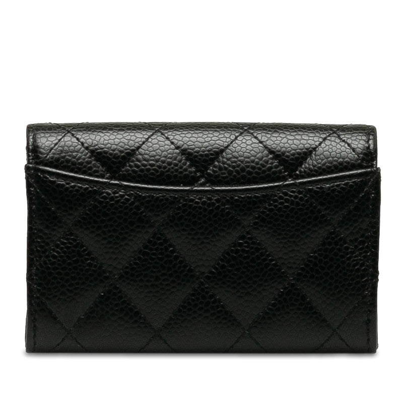Top Quality Chanel Matrases Cocomark Classic Card Cards In Black Caviar Skin  Chanel