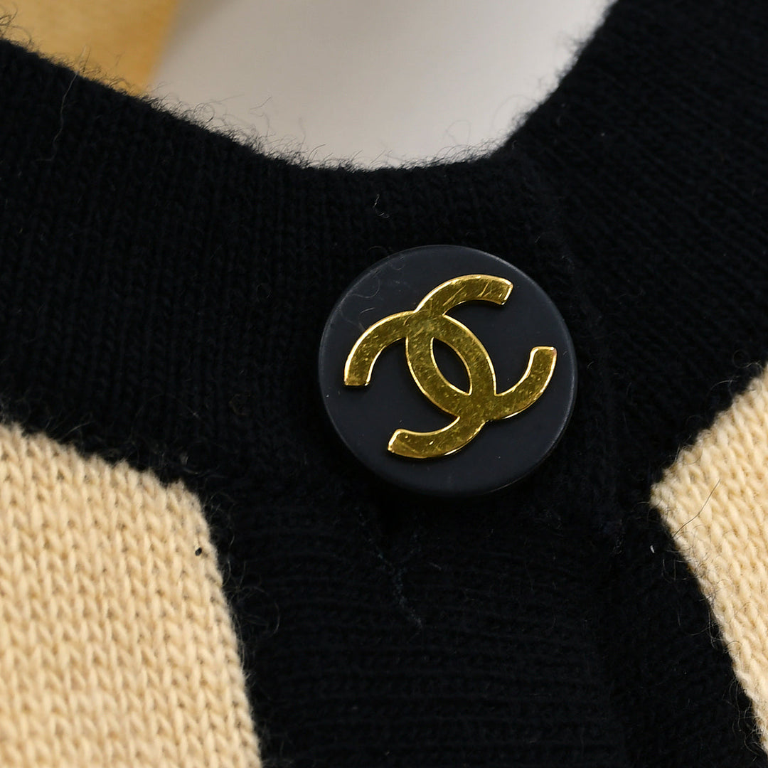 Top Quality Chanel Short Sleeve Cardigan Ivory