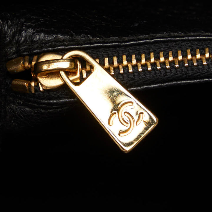 Top Quality Chanel Coco Killing Chain Tote Bag Black Cotton  Chanel