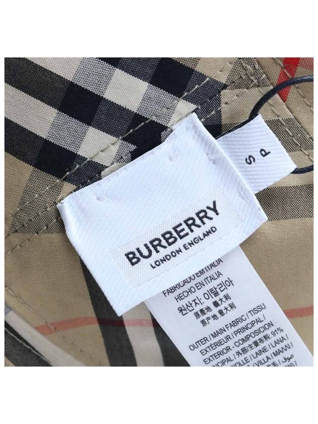 Burberry Vintage Check Reversible Bucket Hat Yellow