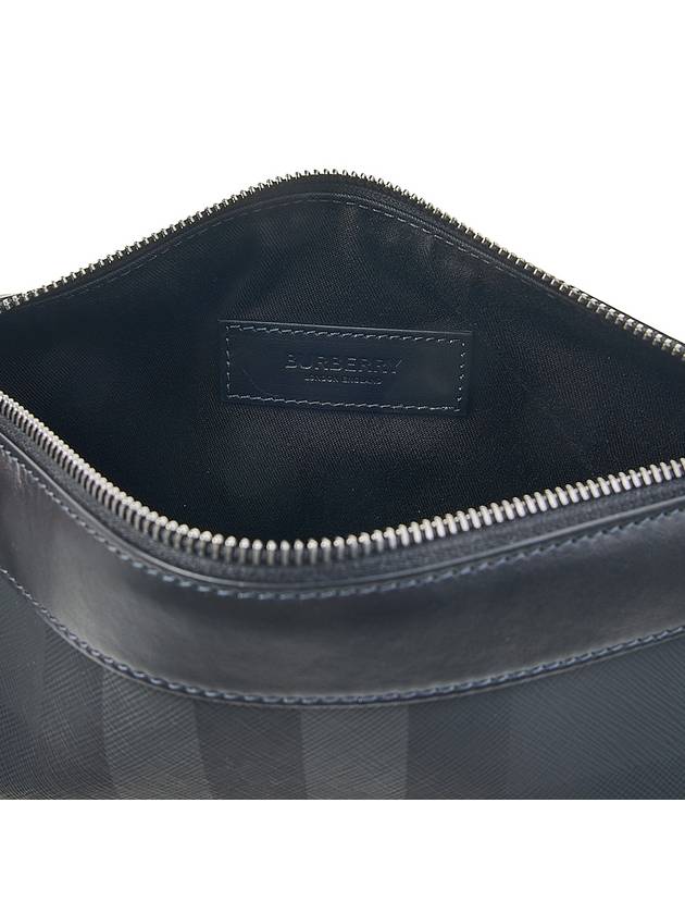 Burberry Rambler Check Cross Bag Charcoal