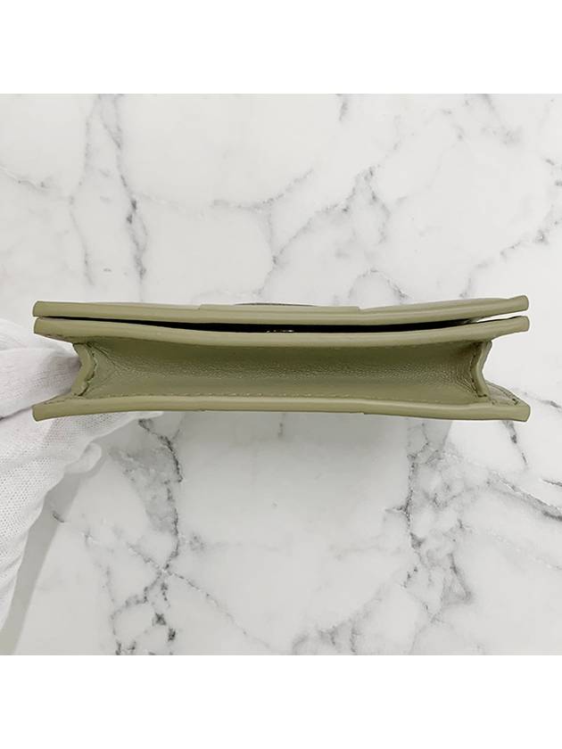 Bottega veneta Intrecciato Flap Card Wallet Travertine