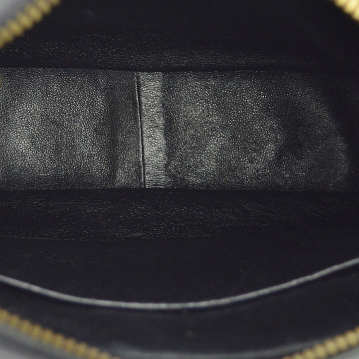 Top Quality Chanel Black Caviar Skin Pocket Camera Bag