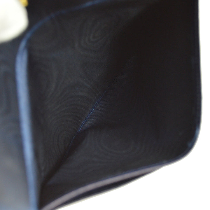 Top Quality Chanel 1991-1994 Navy Lambskin Timeless Wallet
