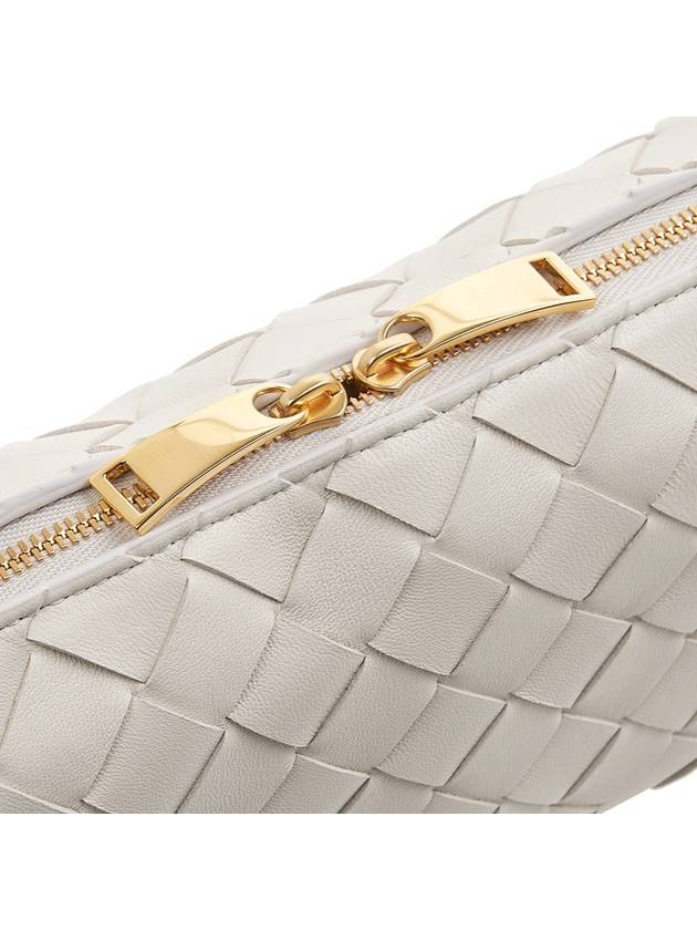 Bottega veneta Intrecciato Leather Cross Bag White