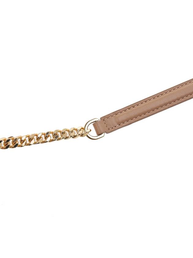 Burberry Louise Logo Quilted Cross Bag Beige