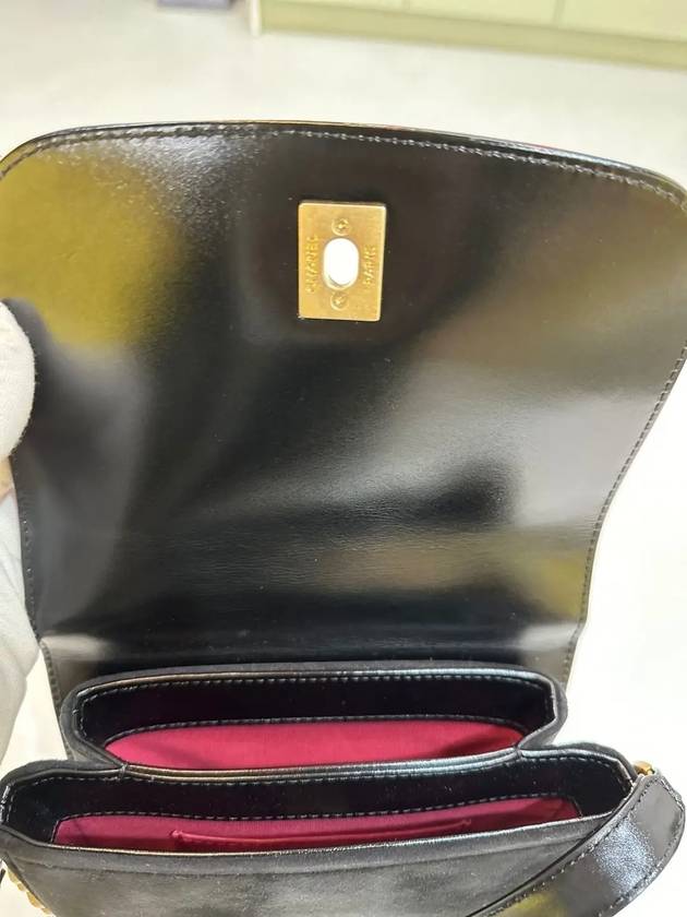 AS 3402 Messenger Bag Mini Black Chanel