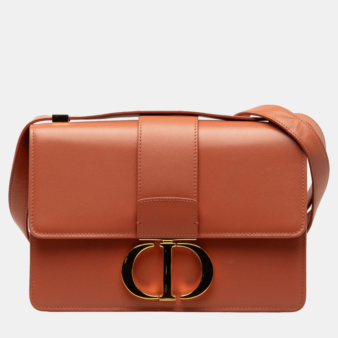 Top quality Dior Brown Leather 30 Montaigne Flap Bag