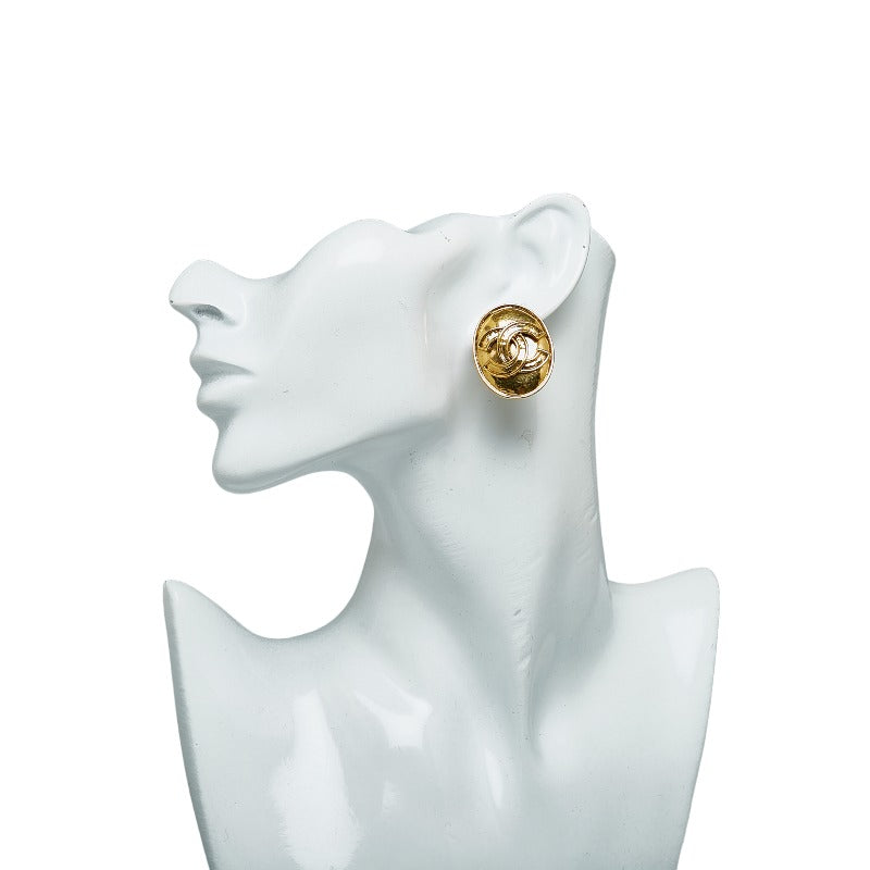 Top Quality Chanel Cocomark Drop Earring Gold   Chanel