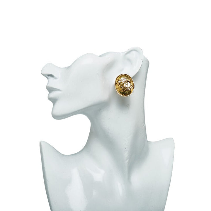 Top Quality Chanel Cocomark Drop Earring Gold   Chanel