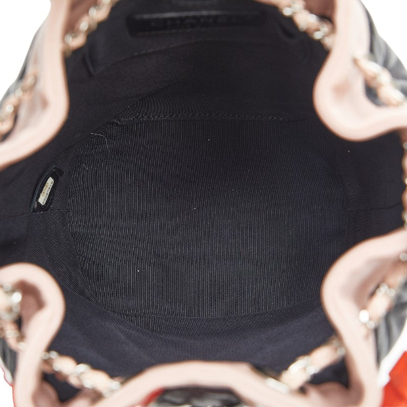 Top Quality Chanel Chain Matrasse Chain Handbag 2WAY Black Pink Multicolor Lambskin  CHANEL
