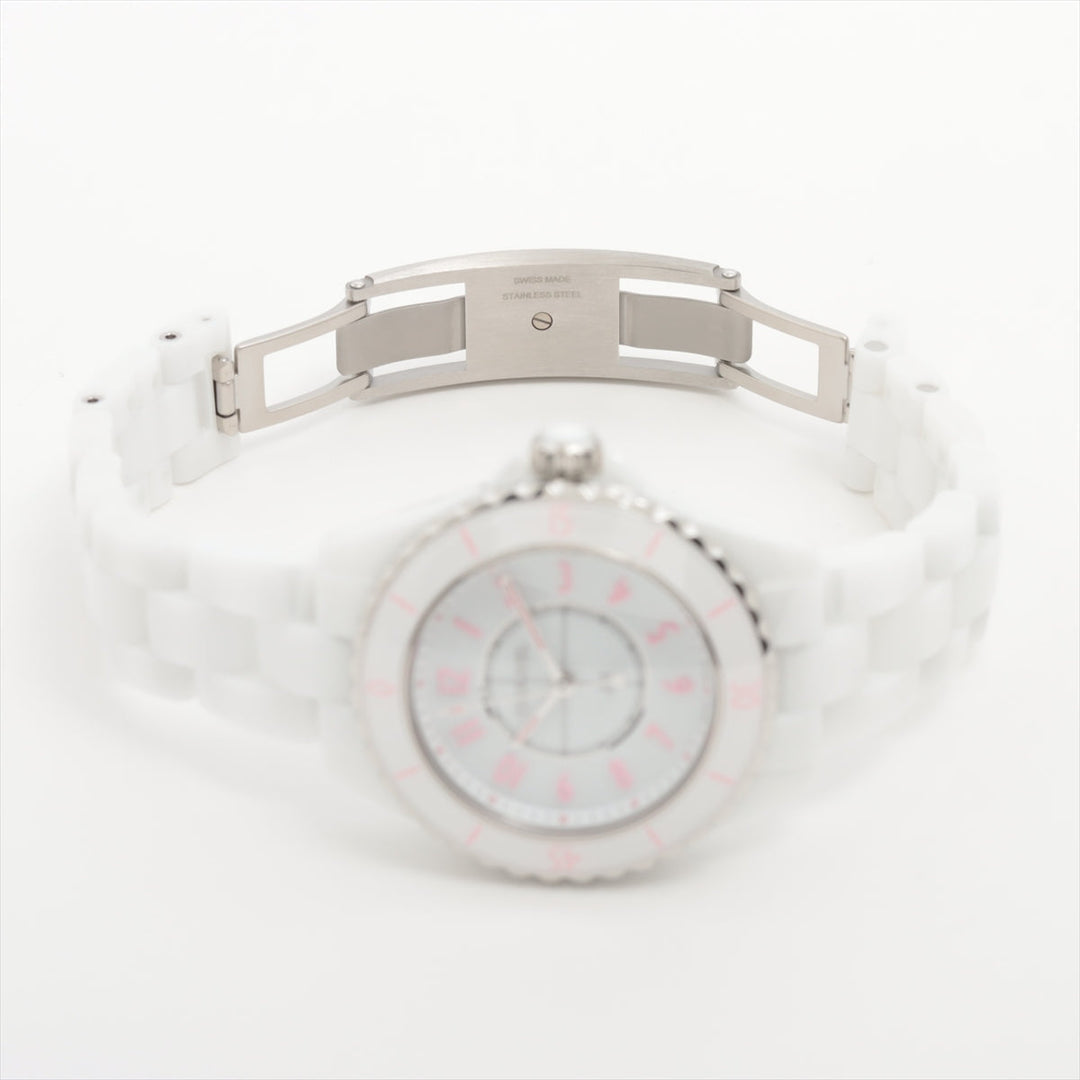 Top Quality Chanel J12 H6755 SSCE QZ White  2