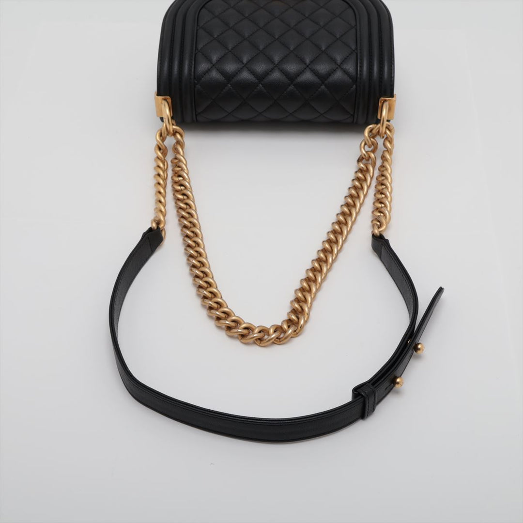 Top Quality Chanel Boy Top Quality Chanel Caviar S Chain Shoulder Bag Black G