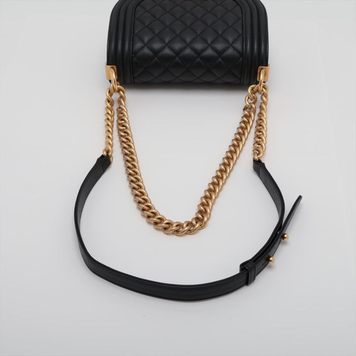 Top Quality Chanel Boy Top Quality Chanel Caviar S Chain Shoulder Bag Black G