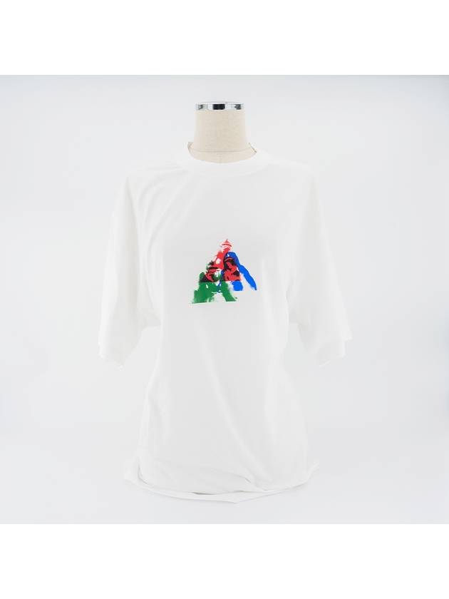 Burberry Kensit Print Short Sleeve T-Shirt White