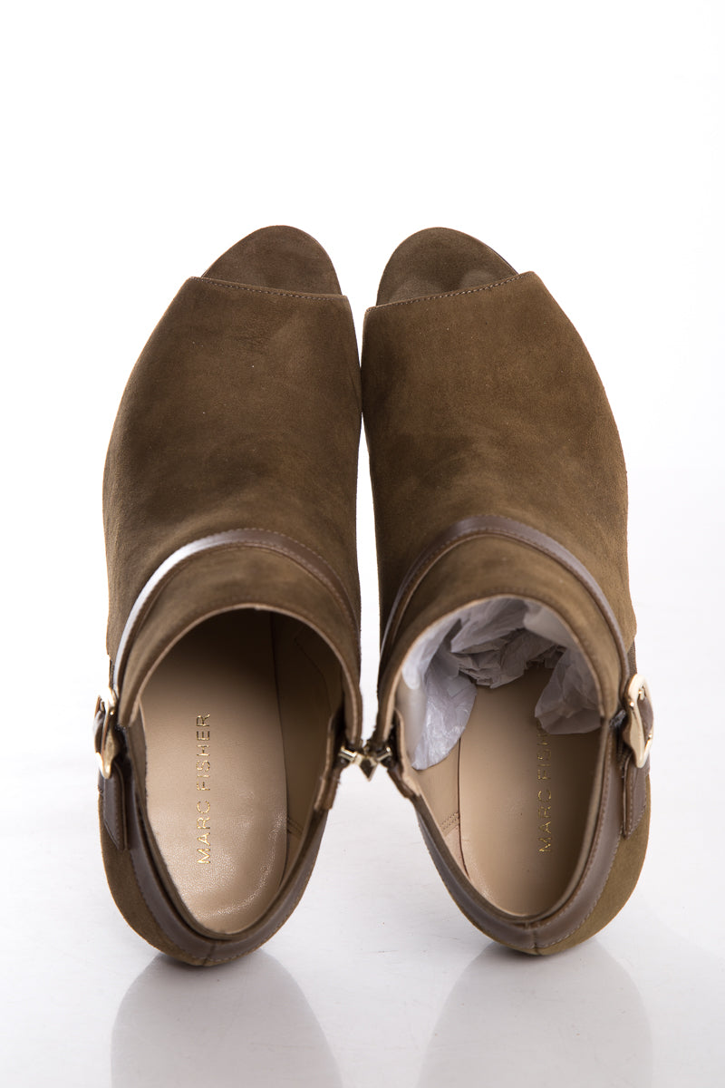 Marc Fisher Taupe Booties SZ 9.5