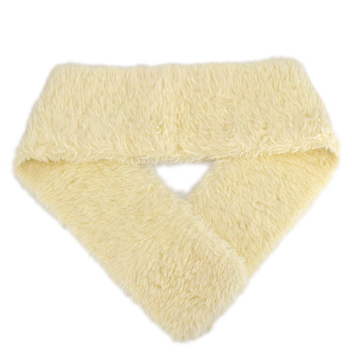 Top Quality Chanel Fur Shawl White Small New