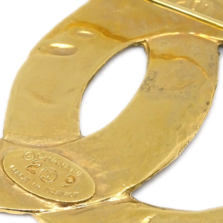 Top Quality Chanel CC Quilted Brooch Pin Gold 1261/29