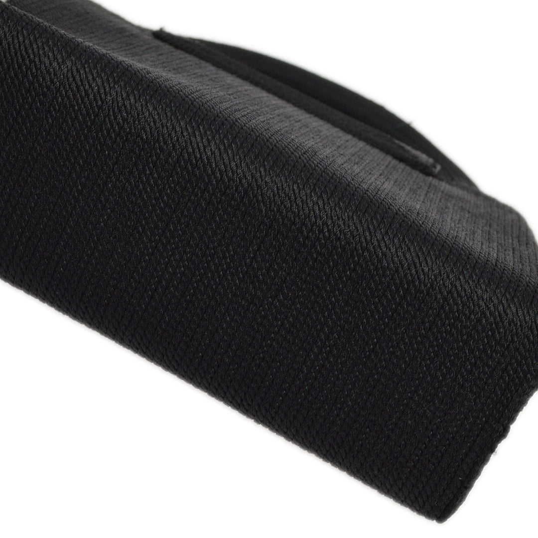 Top Quality Chanel Black Canvas Braid Handbag