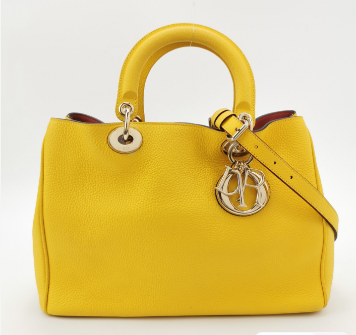 Top quality Dior Top quality Diorissimo VIP Bag 32cm Yellow 250211781059562