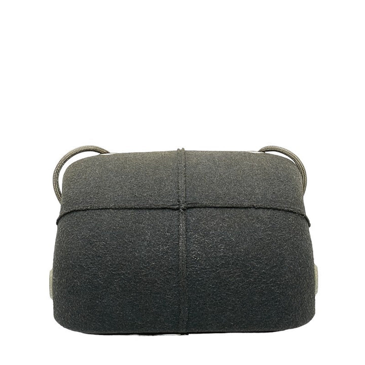 Top Quality Chanel Cocomark  houlder Bag Hip Bag Gray Felt  Chanel