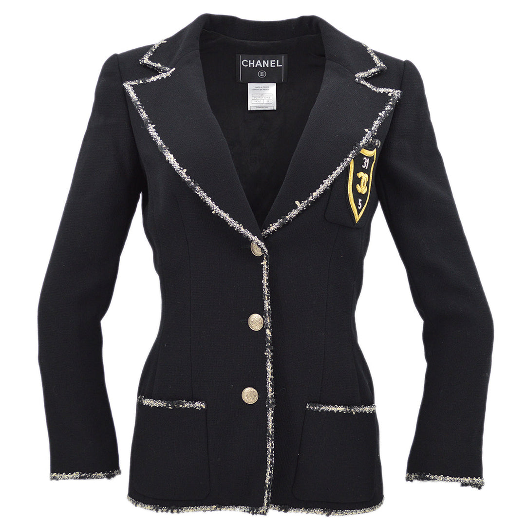 Top Quality Chanel 2005 cruise emblem patch single-breasted blazer #38