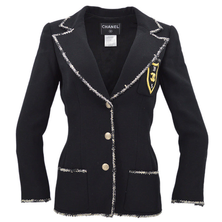 Top Quality Chanel 2005 cruise emblem patch single-breasted blazer #38