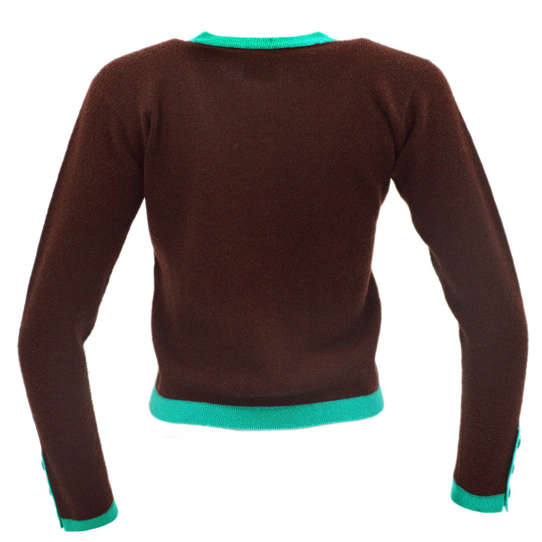Top Quality Chanel Cardigan Brown 95A #40