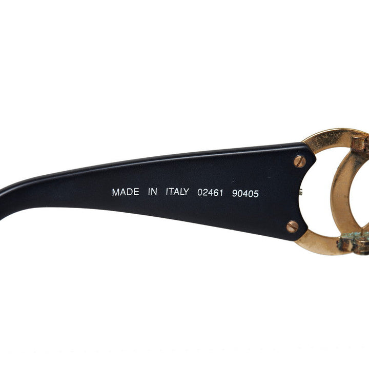 Top Quality Chanel Cocomark Gold  Wellington un Glasses 02461 Black    CHANEL