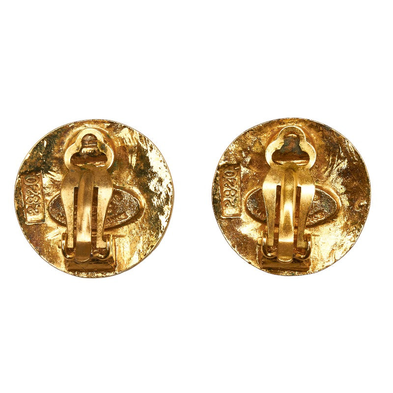 Top Quality Chanel Vintage Round Coca-Cola Earrings G   Chanel